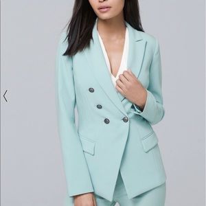 Mint Blazer- White House Black Market